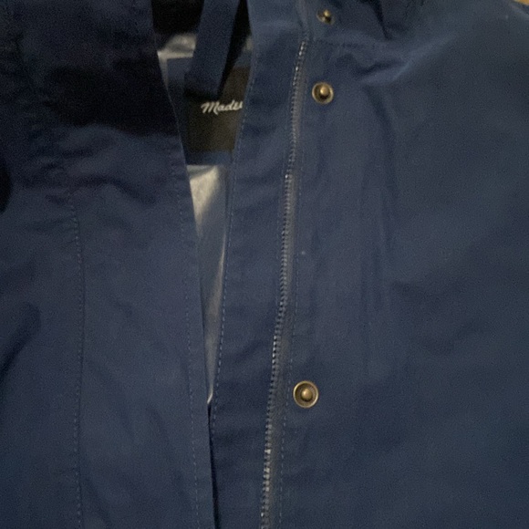 Madewell Rain Utility Jacket Navy Size L - Picture 6 of 8